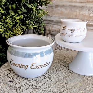 Antiguas macetas alemanas de Goo Goo, originales y divertidas, ideales para exhibir o regalar.