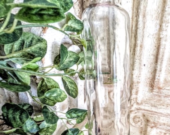 Vintage Glass Rolling Pin  I    14 3/8 inches