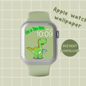 Dinosaur apple watch face top