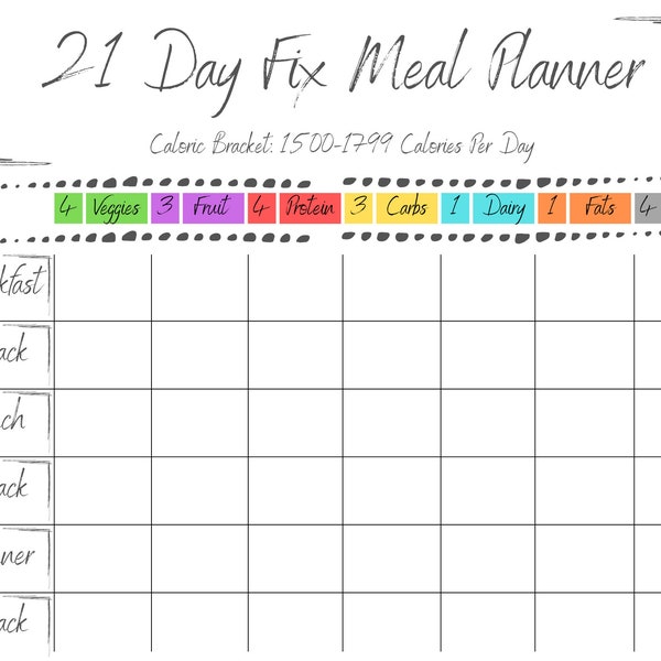 21 Day Fix - Etsy