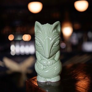 The Fox Tiki Mug (Seafoam)