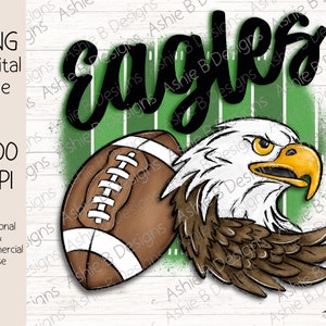 Eagles Football PNG, Eagles Football field Tshirt design, Digital Download, DTF