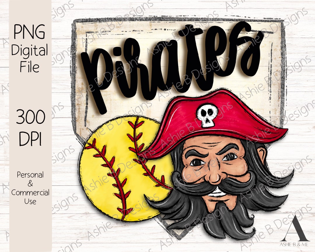 Pirates Softball PNG, Red Pirates Tshirt Design, Sublimation, Digital Download - Etsy
