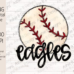 Eagles Baseball PNG, Eagles Sublimation tshirt Design, Digital Download, DTF