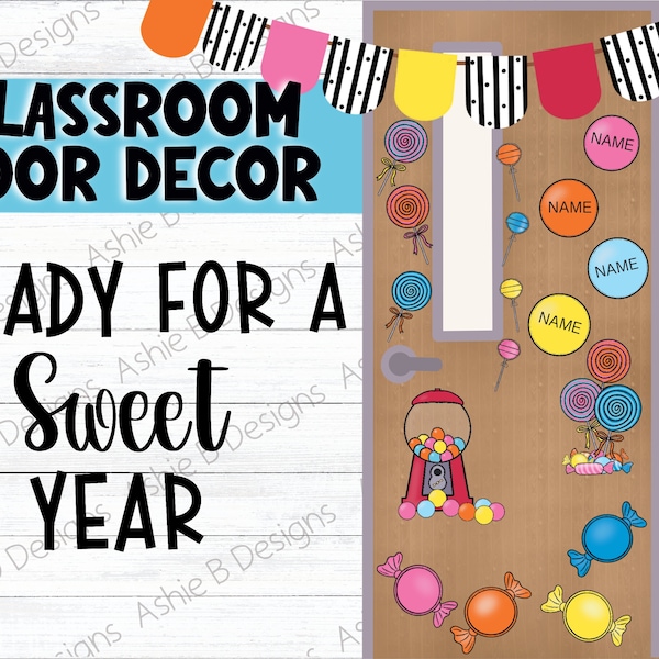 Classroom Door Decor Nature Etsy