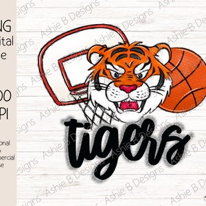 Tigers Basketball PNG, Sublimation, Sports PNG, Basketball Mom, Sports Mama, Nothing but net, T-shirt design, Digital Download