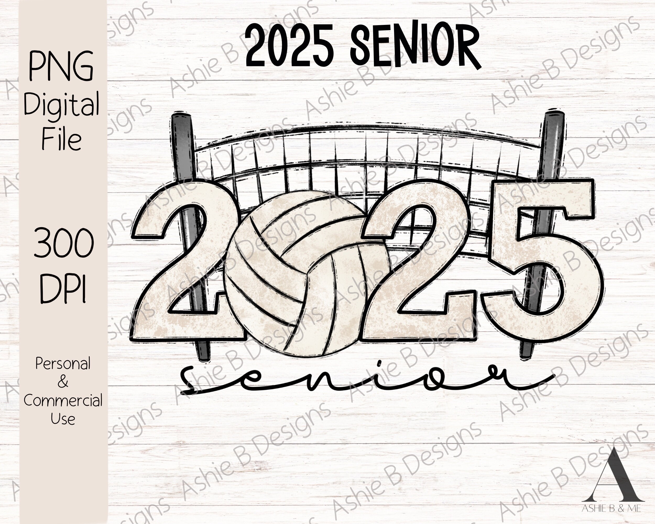 Volleyball Senior 2025 PNG, Volleyball Tshirt Design, 2025 Senior Volleyball Sublimation