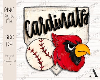 Cardinals Baseball PNG, Baseball tshirt Design, Sublimation, Digital Download