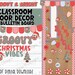 Classroom Door Decor, Merry and Bright Christmas Bulletin Board Kit ...