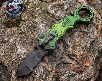 Classic 8 " EMS Rescue Tactical Emergency Pocket KnifeFolding Knife For Father, Husband,Boyfriend,Christmas gift -WolfSmithKnife