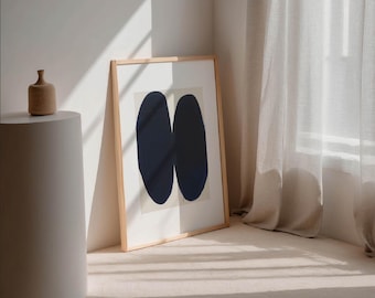 Vertical Frame Mockup: Thin Wood, Scandinavian Style (PSD & JPG)