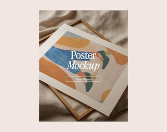 Interior Frame Mockup: Gallery Wall Art Display (PSD & JPG)