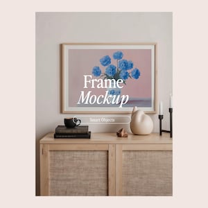 Interior Frame Mockup: Gallery Wall, PSD & JPG (Digital Download)
