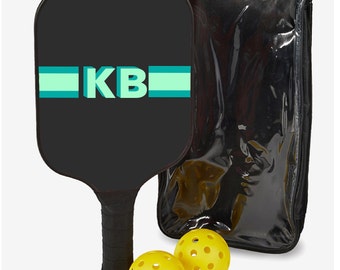 Custom Pickleball Paddle With Name Personalized Pickleball Shadow Monogram Initials Monogrammed Pickleball for Tournament