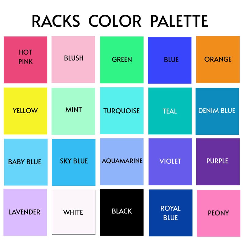 Theeejs Rack Color 4 Custom Mahjong Pusher Racks - Chose Racks Colors to Match Your Mat ...