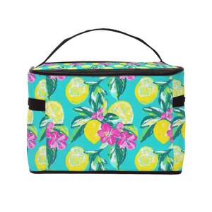 Lemon Mahjong Bag - Large Mah-Jongg bags, Italian Amalfi Mahj Case, Custom Citrus Mah-Jongg Chinoiserie Gift, American Mahjong Accessory image 6