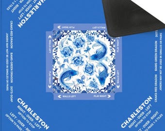 Mahjong Mat with Rules and Instructions Charleston 31.5" Pad Ship Rolled up