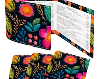 Floral Mahjong Card Holder Set with Line Finders, Game Night Accessory