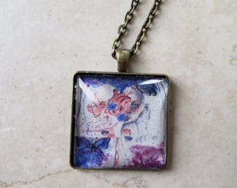 Unique Hand -Drawn Charm necklace