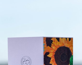 Sunflower Postcard - Charms of Change