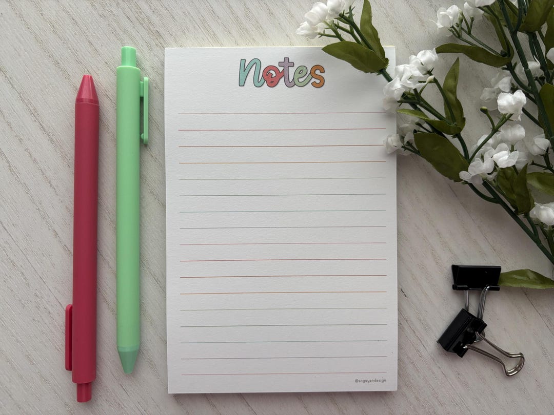 Notepadote Notes Notepad - Etsy