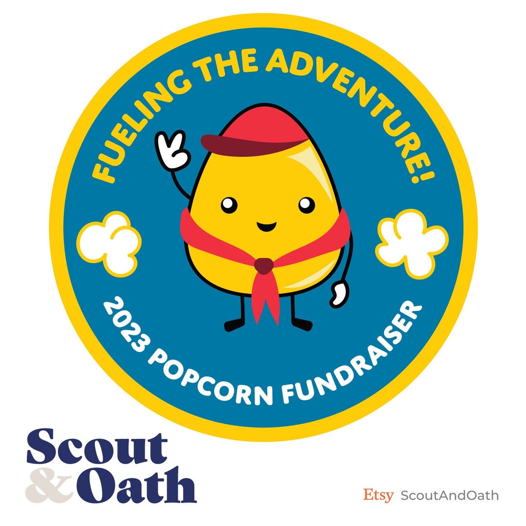 Limited Edition 2023 Scout Popcorn Fundraiser Patch Etsy