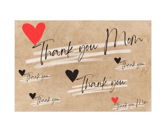 Thank You Mom - Heartfelt Gift Wrap for Your Special Mom, Gift Wrap Papers