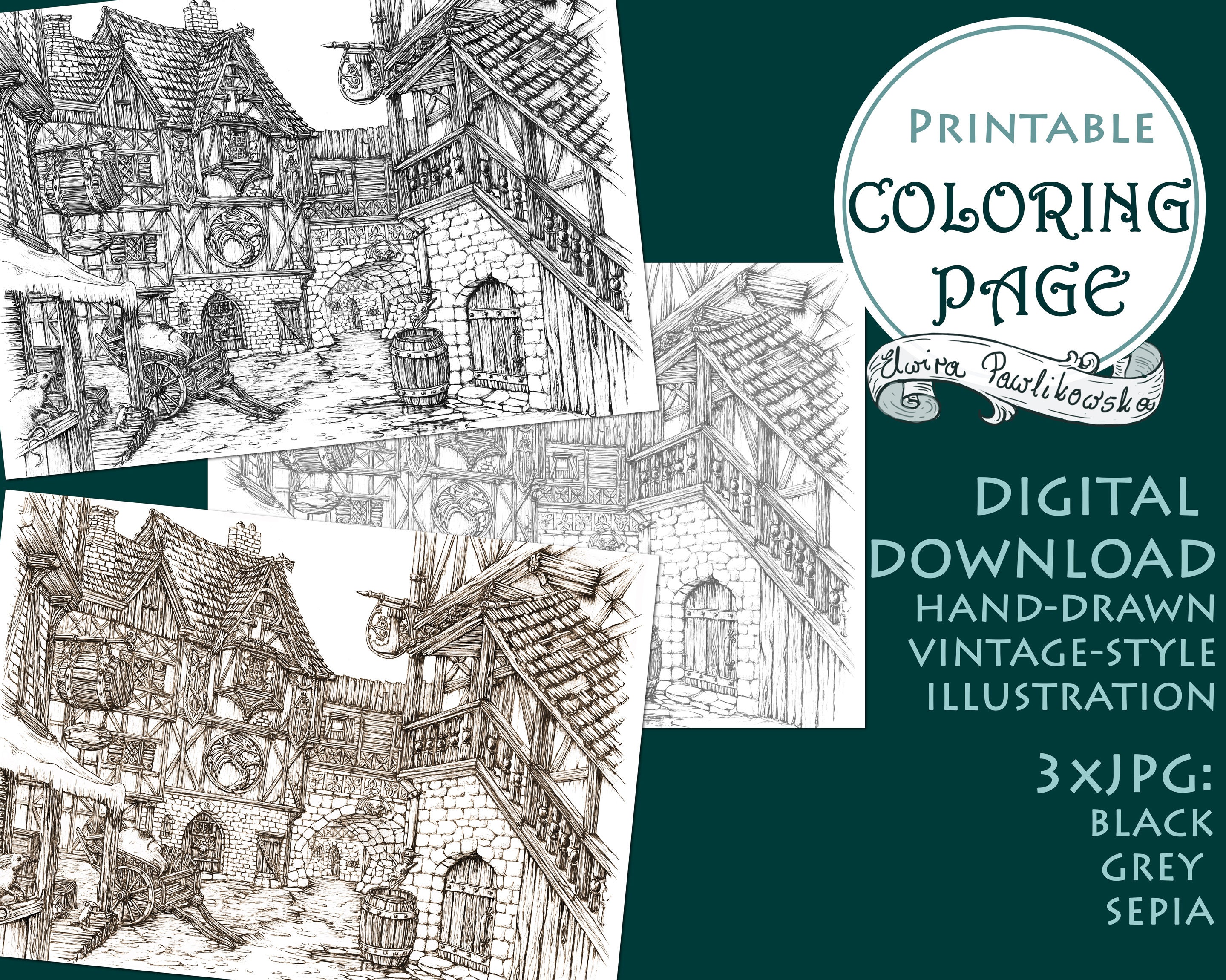 free-printable-medieval-coloring-pages