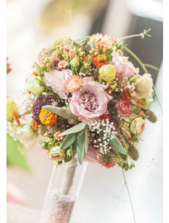 2PCS Bridal Floral Handle Bouquet Holders DIY Wedding Flower Stand Wedding