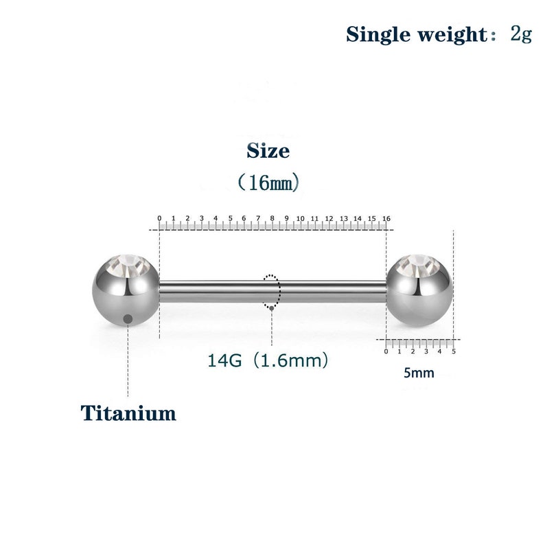 A Pair Titanium Pierced Nipple Barbells Nipples Jewelry Piercing Hearts Rings,nipples Rings