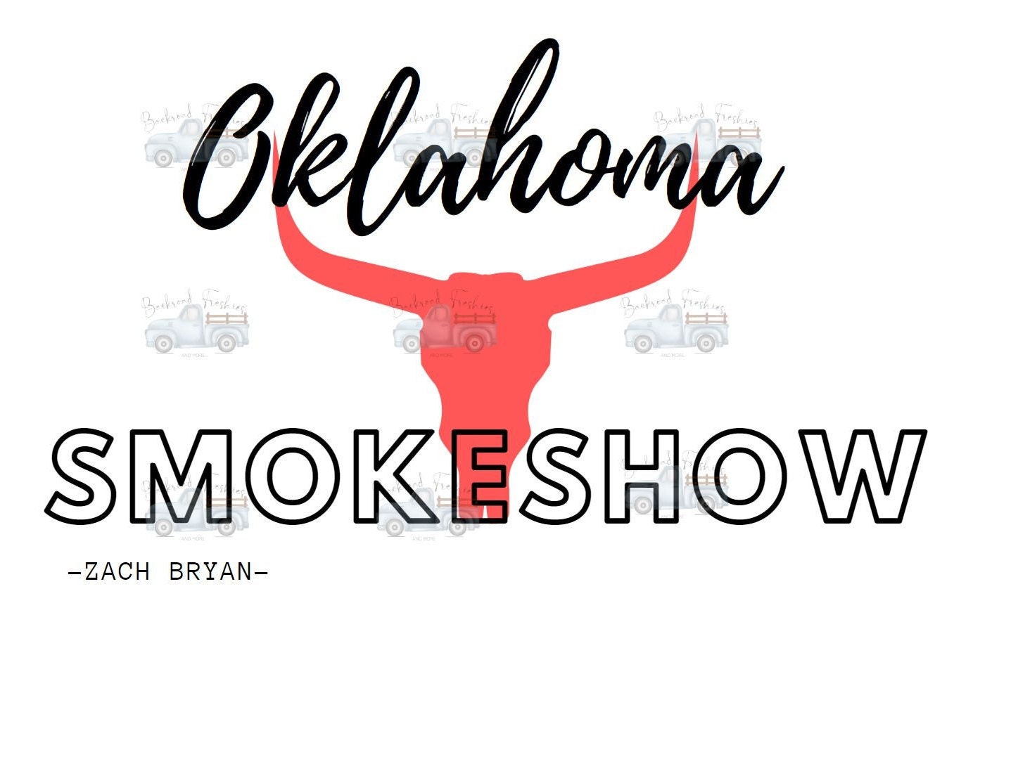 Oklahoma Smokeshow Zach Bryan, PNG Digital Download, Western PNG, SVG