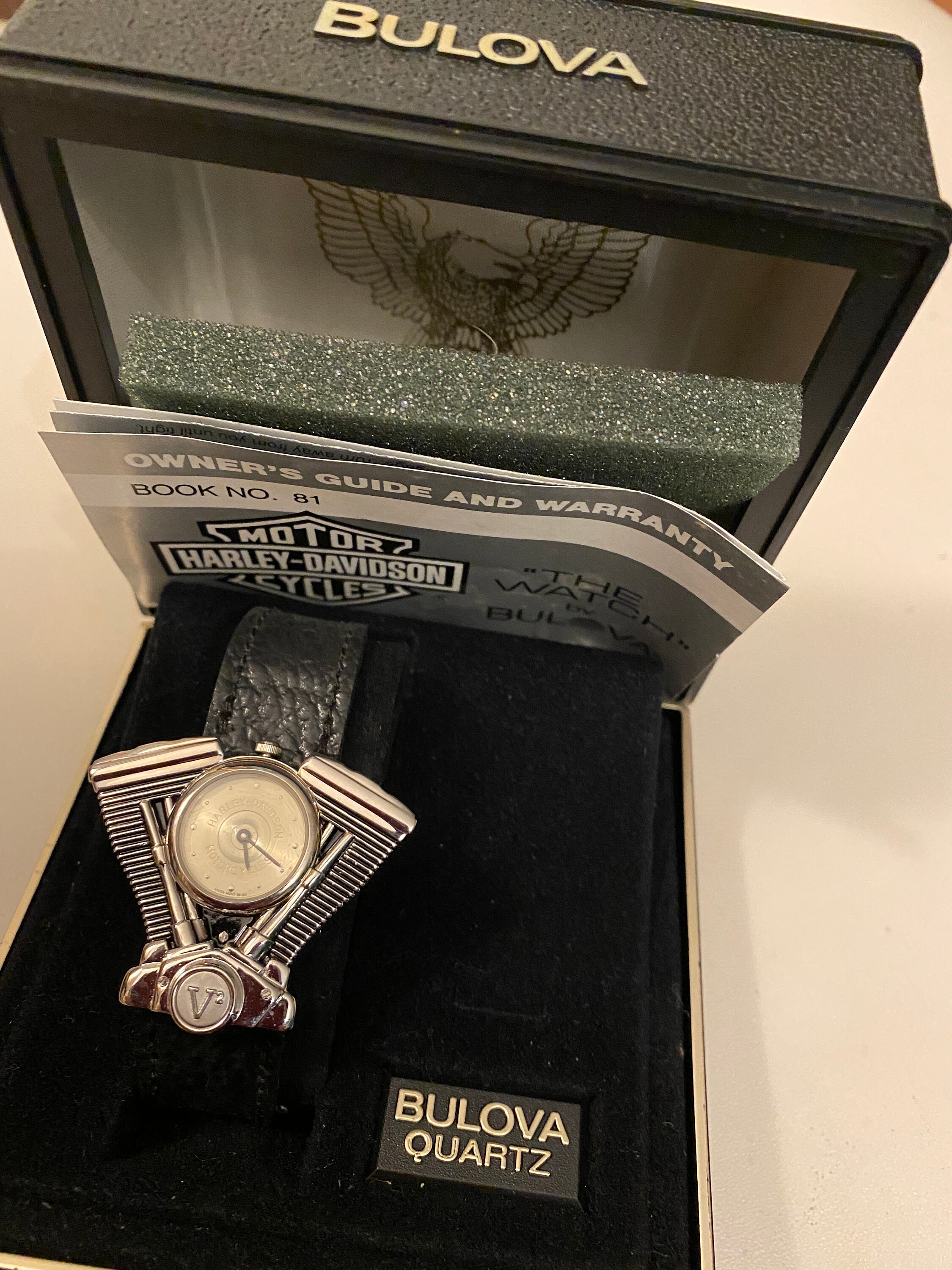 Harley Davidson NWT Rare Vintage Watch - Etsy display picture 2