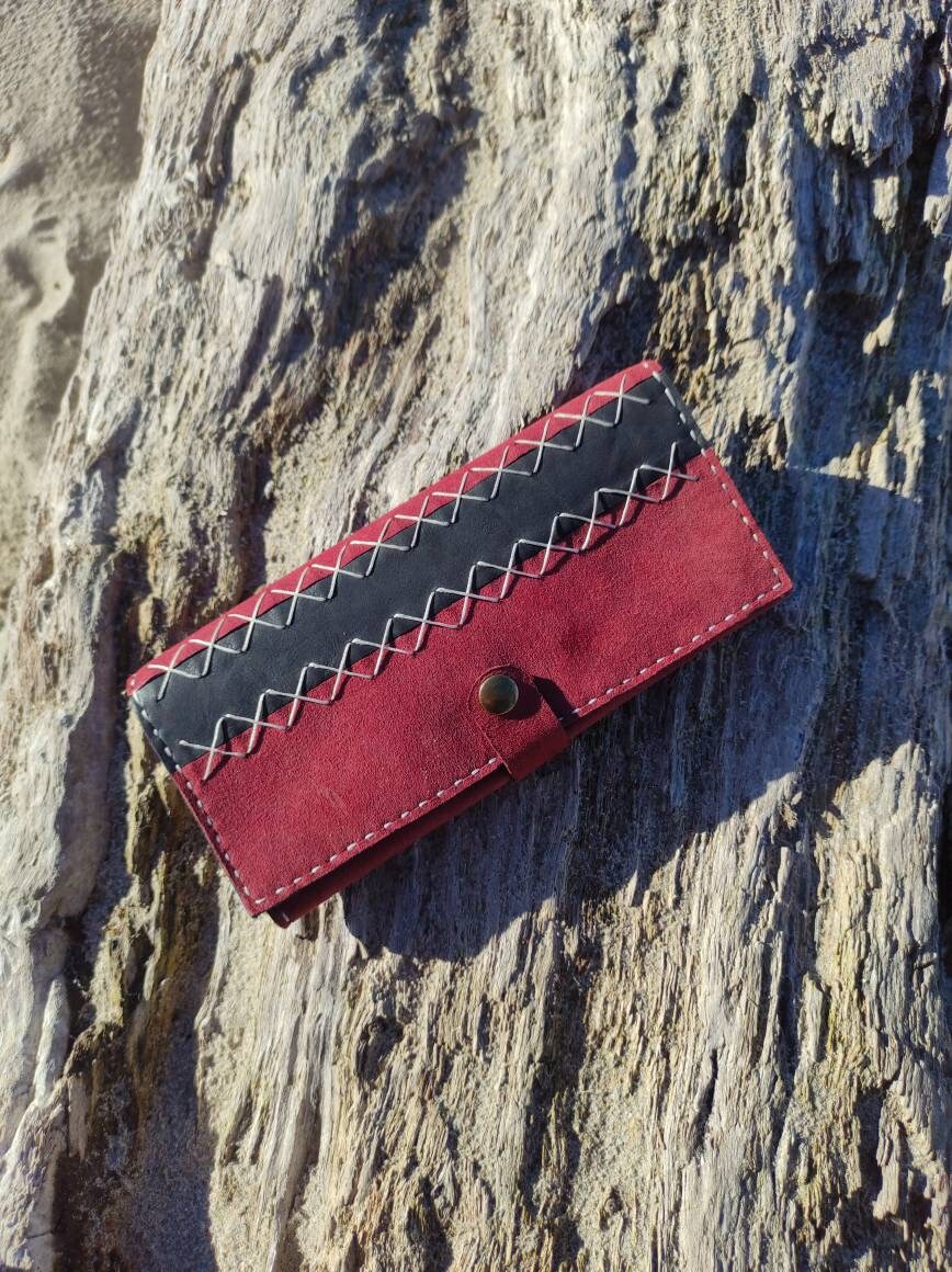 Cartera cuero hombre - Etsy