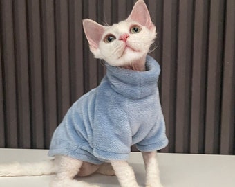 Kawaii Cat Clothes Sphynx Cat Clothes Gifts For Cat People Cat Outfit Pet Items - C9/10