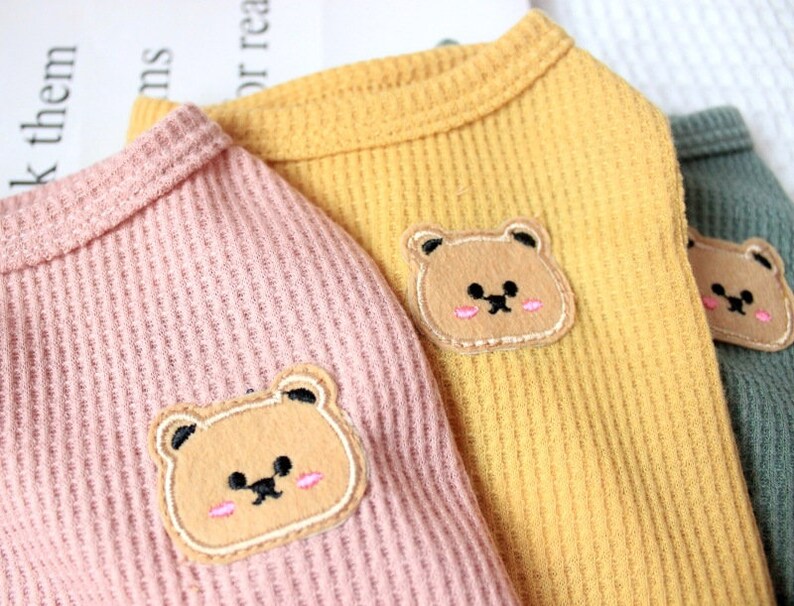 Pet Clothes Kawaii Dog and Cat Shirts Cute Puppy Clothing Etsy