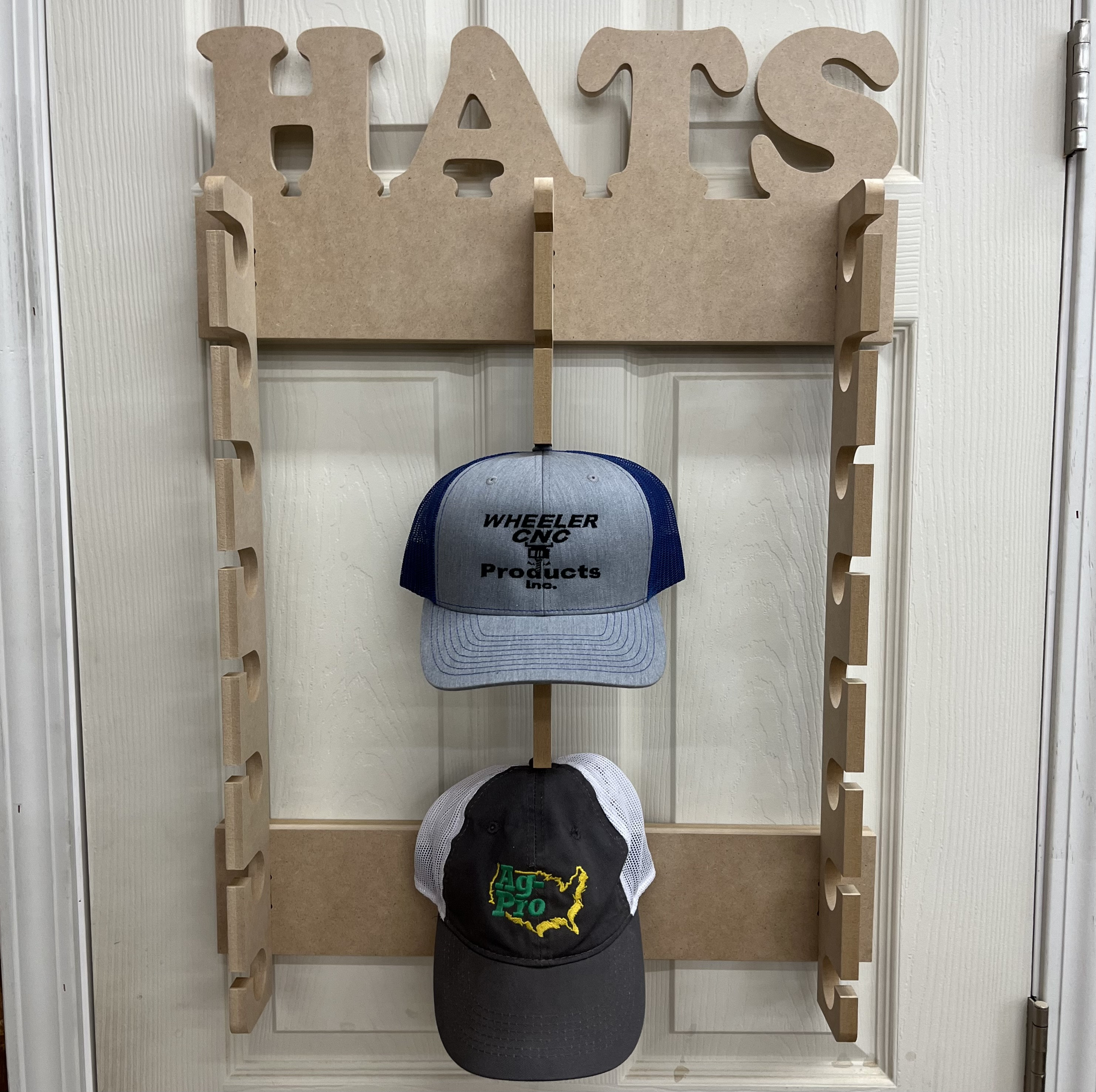 Personalized Wooden Hat Holder Box - Baseball Cap Organizer - Ball Cap  Holder