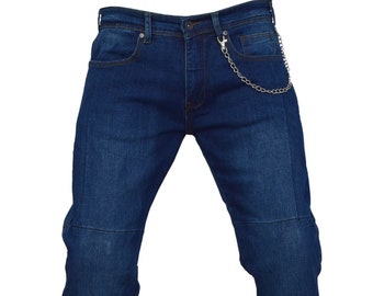 Motorcycle Kevlar Jeans with DuPont Kevlar Lining Motorbike Jeans (Key Chain Gift) (Shop Close Until 15th May)