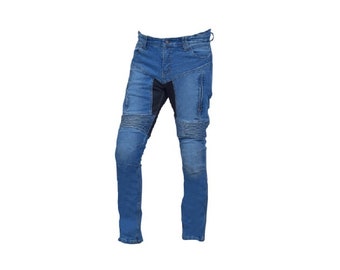 Motorcycle Kevlar Jeans with DuPont Kevlar Lining Motorbike Jeans (CE CERTIFIED) (Shop Close Until 15th May)