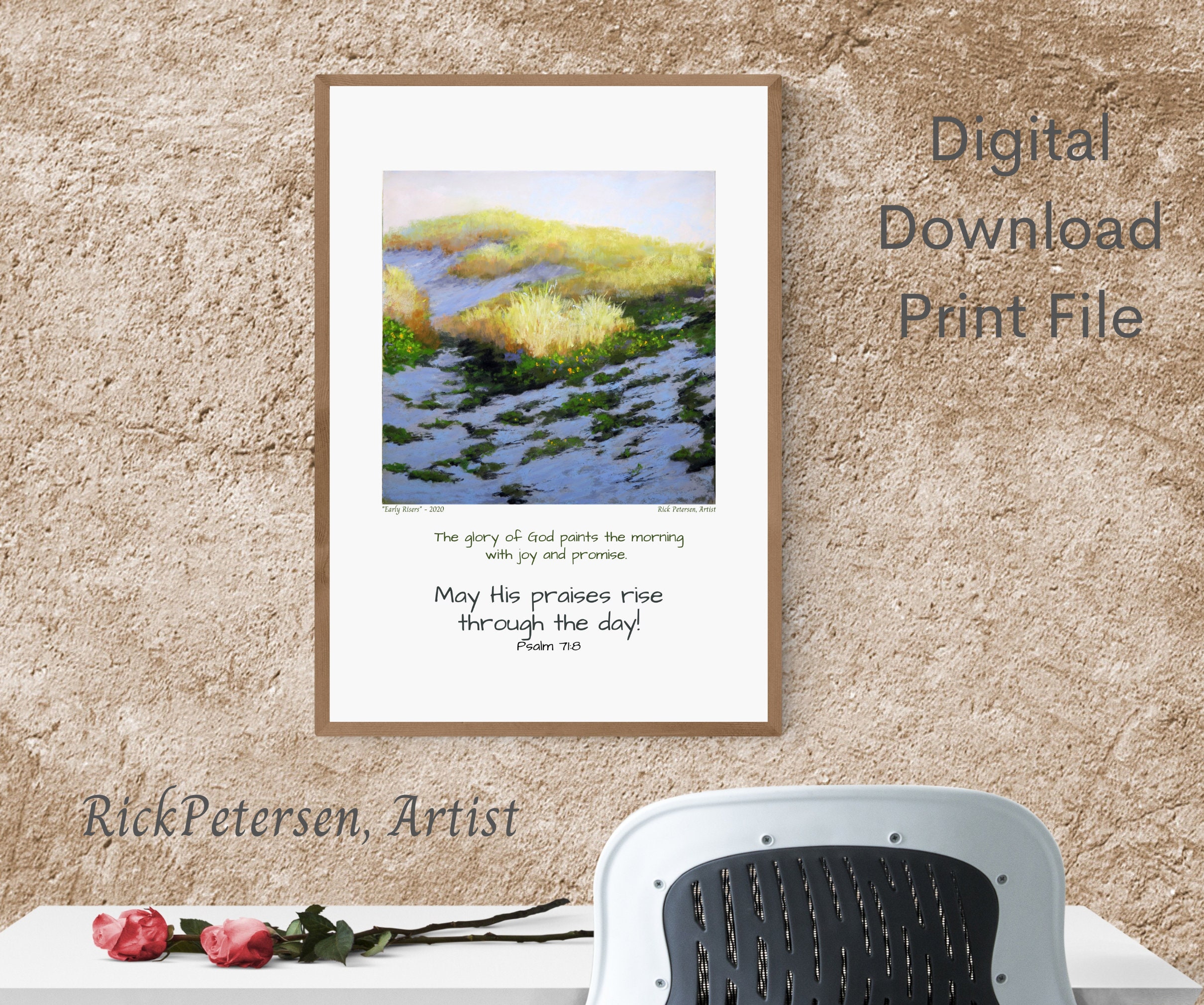 Early Risers Artist Original Art Psalm 71:8 Christian Wall - Etsy
