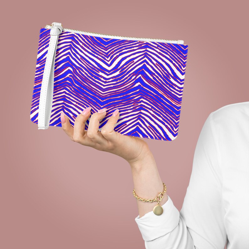 Buffalo Zubaz Clutch Bag, Bills Mafia, Buffalo Bills, Bills Fan Gift Etsy