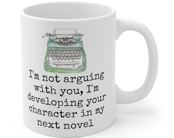 Author Mug, Writer Mug, Novelist Gift, Author Gift, Author Gifts, Book Lover Mug