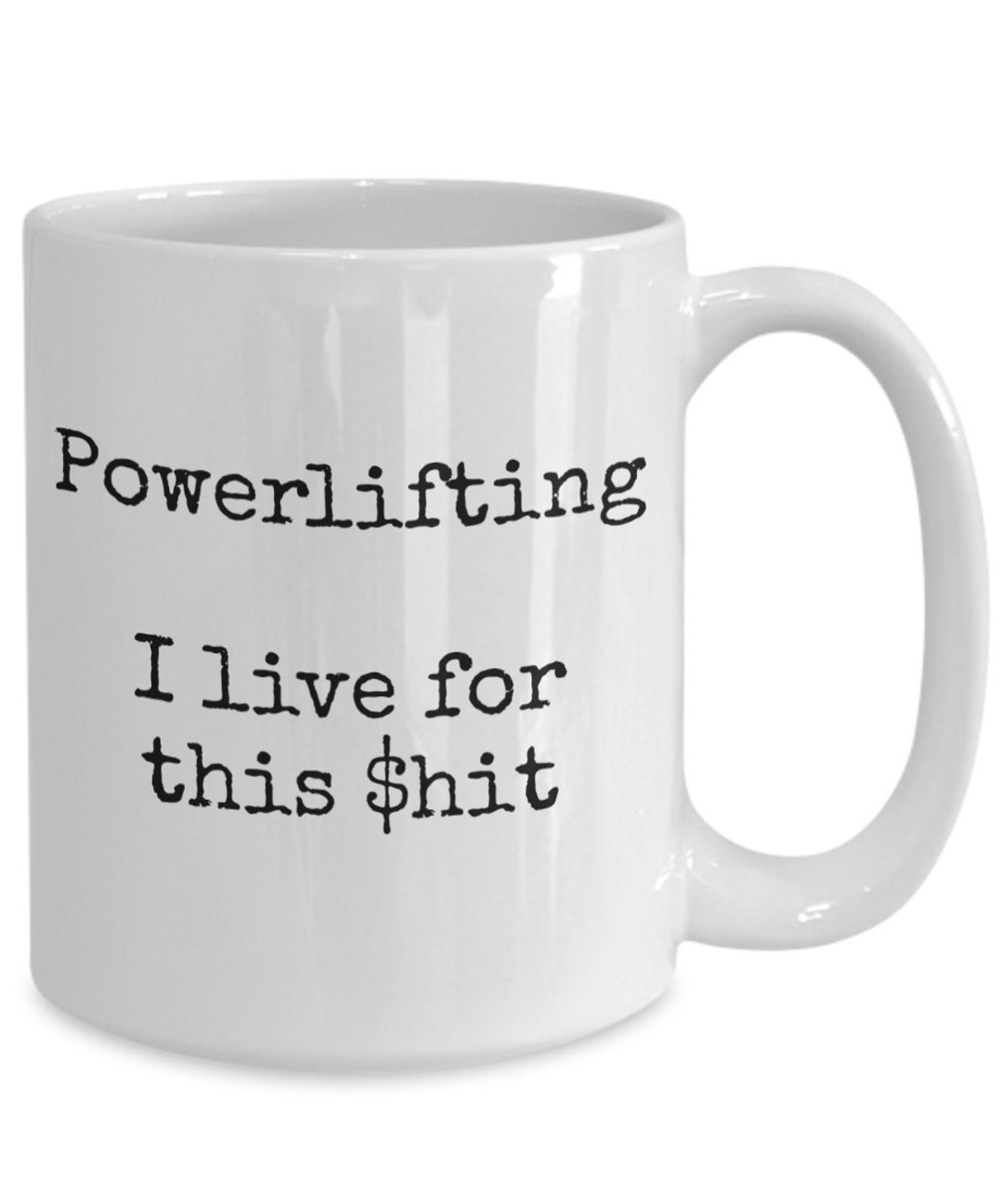Powerlifting Mug, Powerlifting Cup, Bodybuilding Mug, Personal Trainer