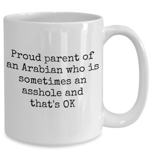 Arabian horse mug, arabian horse gift, arabian horse mom, arabian horse, Horse Coffee mug