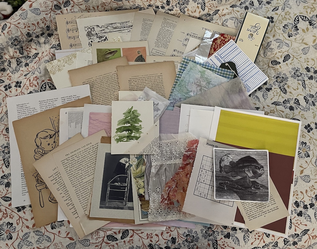 Junk Journal Fiddly Pack - Etsy