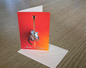 Star Guitar card
