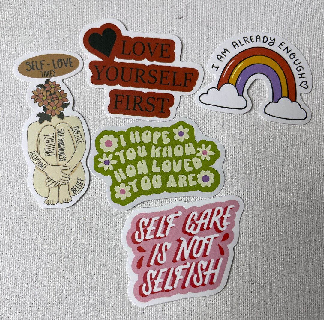 Self Care is Not Selfish, Stickers Lovers - Etsy