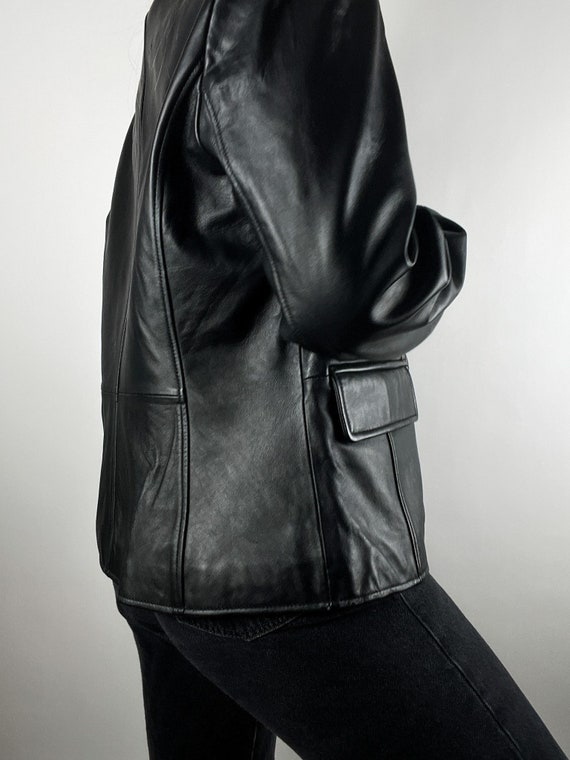 Soft Fitted Leather Jacket