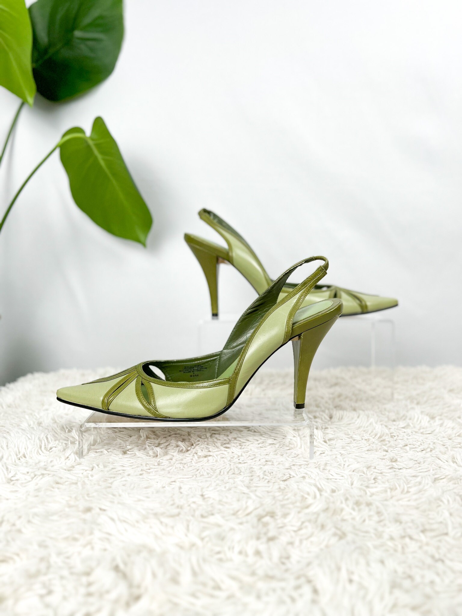 Modest / Simple Lime Green Office OL Pumps 2020 7 cm Stiletto Heels Pointed  Toe Pumps