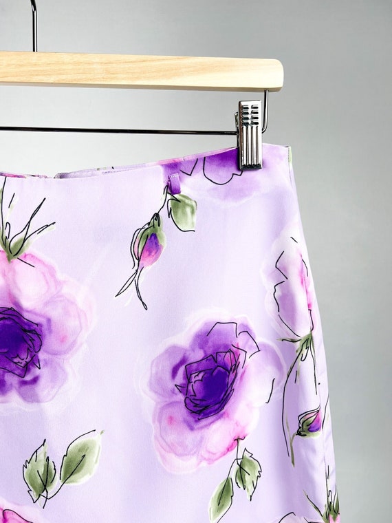 Flouncy Floral Mini Skirt