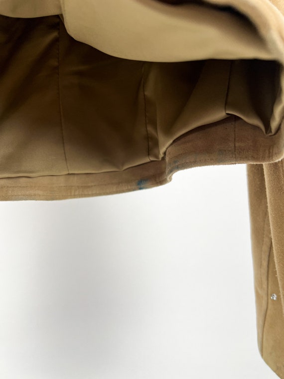 Vintage Cache Goat Suede Rhinestone Studded Butto… - image 8